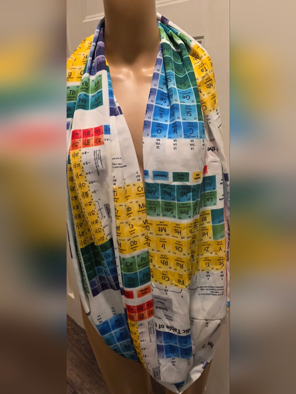 Periodic Table Infinity Scarf Elements Lab Teacher/Science/Student